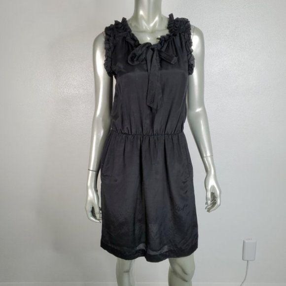 Gap Womens Black Silk‎ Dress XS - Picture 2 of 8